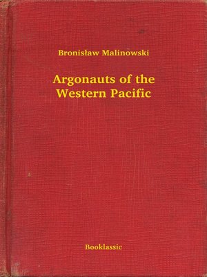 cover image of Argonauts of the Western Pacific